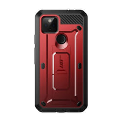 Supcase Unicorn Beetle PRO Google Pixel 4a 5G (2020) Rugged Holster Case-Metallic Red