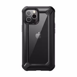 Supcase Unicorn Beetle Exo iPhone 12 Pro Max 6.7 inch Clear Case-Black, Apple, iPhone 12 Max 6.7 2020, 17 cm (6.7"), Black