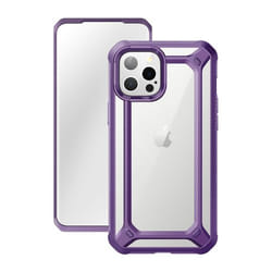 Supcase Unicorn Beetle Exo iPhone 12 6.1 inch with Screen Protector Clear Case-Purple