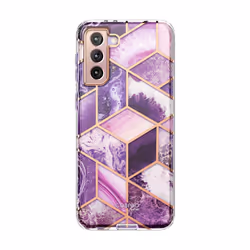 i-Blason Cosmo Galaxy S21 Case-Marble Purple, Cover, Samsung, Galaxy-S21, 15.8 cm (6.2"), Purple