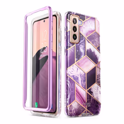 i-Blason Cosmo Galaxy S21 Case-Marble Purple
