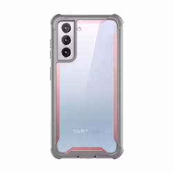 i-Blason Ares Galaxy S21 Plus Clear Rugged Case-Pink, Cover, Samsung, Galaxy-S21Plus, 17.3 cm (6.8"), Pink