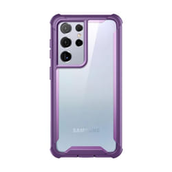 i-Blason Ares Galaxy S21 Ultra Clear Rugged Case-Purple