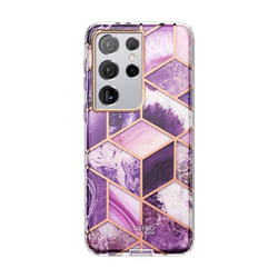 i-Blason Cosmo Galaxy S21 Ultra Case-Marble Purple
