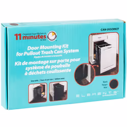 Hardware Resources Door Mount Kit for CAN-EBM Series  Black
