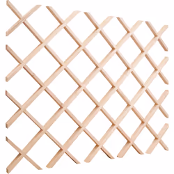 Hardware Resources 24 x 30 Wine Lattice Rack Hard Maple