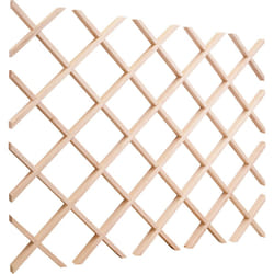 Hardware Resources 24 x 30 Wine Lattice Rack  Hard Maple