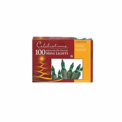 Celebrations 4007-71 100 Mini Green Light Set