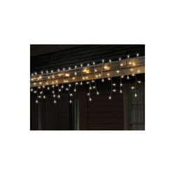 Celebrations 40811-71 Cool White Traditional LED Icicle Light Set  100 Count