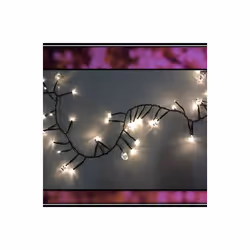 Celebrations 9086278 9 ft. LED Skull Lights, Warm White - 120 Count