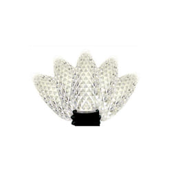 Celebrations 9086416 25 ft. Platinum LED C9 String Christmas Lights, Pure White - 25 Count