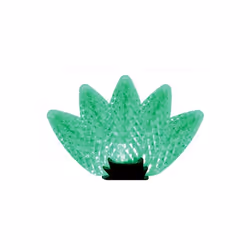 Celebrations 9086419 25 ft. Platinum LED C9 String Christmas Lights, Green - 25 Count