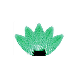 Celebrations 9086419 25 ft. Platinum LED C9 String Christmas Lights, Green - 25 Count