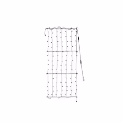 Celebrations 9086488 6 ft. Platinum LED Mini Net Christmas Lights, Warm White - 100 Count