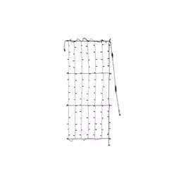 Celebrations 9086491 6 ft. Platinum LED Mini Net Christmas Lights, Pure White - 100 Count