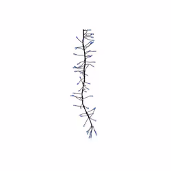 Celebrations 9086866 LED Big Seed Cluster String Christmas Lights, Blue - 250 Count