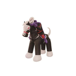 Celebrations 9087021 6 ft. Prelit Night Rider Skull Inflatable