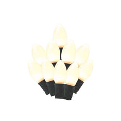 Celebrations 9096571 25 Count 24 ft. LED C9 String Christmas Lights - White