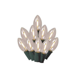 Celebrations 9096573 25 Count 24 ft. LED C9 String Christmas Lights - Warm White