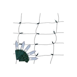 Celebrations 9097052 4 ft. Classic LED T5 Net Christmas Lights, Pure White - 100 Count