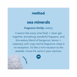 Method Gel Hand Soap Refill  Sea Minerals  Biodegradable Formula  34 Fl Oz Pack of 1