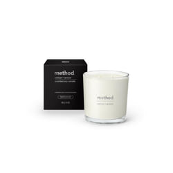 Method Premium Soy Candle  Vetiver + Amber  2 Wick  Recyclable Jar  Up to 50 Hours Burn Time  14 oz