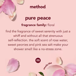 Method Body Wash  Pure Peace  Paraben and Phthalate Free  18 oz Pack of 1