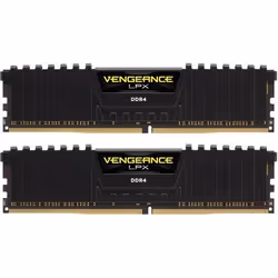 Corsair Vengeance LPX 8GB DDR4-2666, 8 GB, 2 x 4 GB, DDR4, 2666 MHz, 288-pin DIMM, Black
