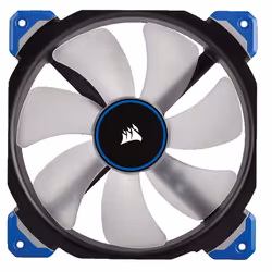 Corsair Air ML140 Pro, Fan, 14 cm, 400 RPM, 2000 RPM, Black, Transparent