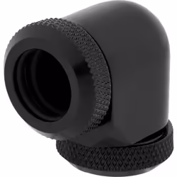 Corsair CX-9052022-WW, Fitting, Brass, Black, 1/4", 90°, 1.2 cm