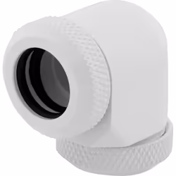 Corsair CX-9052027-WW, Fitting, Brass, White, 1/4", 90°, 1.2 cm