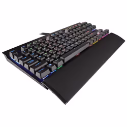 Corsair K65 RGB Rapidfire, Mini, Wired, USB, Membrane, RGB LED, Black