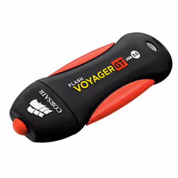 Corsair Voyager GT, 512 GB, USB Type-A, 3.2 Gen 1 (3.1 Gen 1), 390 MB/s, Cap, Black, Red