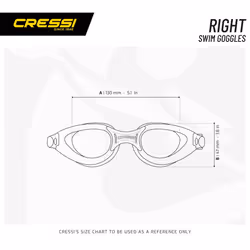 Cressi Right  Clear/Clear  Clear Lens