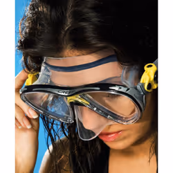 Cressi Big Eyes Evolution Crystal Scuba Diving and Snorkeling Mask - Blue