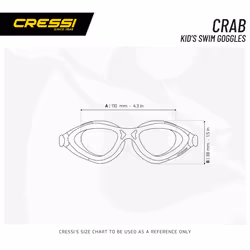 Cressi Crab  clear/lavender  clear lens