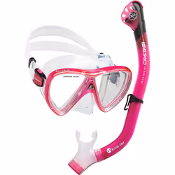 Cressi Bonete Pro Dry Set  Translucent Pink  L/XL