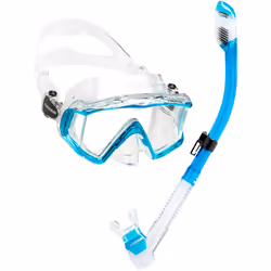cressi Pano 3 & Supenova Dry combo, Translucent Aquamarine