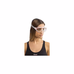- Skylight Goggles Sil ,Clear/Frame White Pink