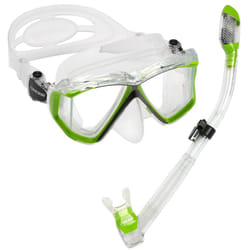 Cressi Pano 4 & Supernova Dry  Clear/Lime