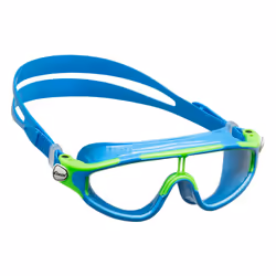 Kids' Baloo Swim Goggles, Blue/Lime, One Size