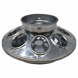 Harris Farms 1000284 quart Galvanized Base Jar  1 Feeder