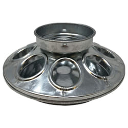 Harris Farms 1000284 quart Galvanized Base Jar  1 Feeder