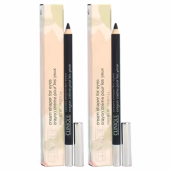 Cream Shaper For Eyes - 101 Black Diamond by Clinique for Women - 0.04 oz Eyeliner - Pack of 2