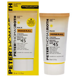 Max Mineral Tinted Sunscreen SPF 45 by Peter Thomas Roth for Unisex -