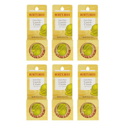 Burts Bees Lemon Butter Cuticle Cream - Pack of 6 For Unisex 0.6 oz Cream