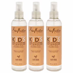 Coconut and Hibiscus Kids Extra-Moisturizing Detangler by Shea Moisture for Kids - 8 oz Detangler - Pack of 3