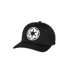 Star Wars 869322 Star Wars Empire Logo Flex Fit Hat, Black