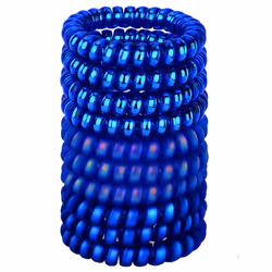 JessLab Spiral Hair Ties  10 Pcs Traceless Phone Cord Hair Ties Plasti