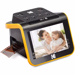 KODAK SLIDE N SCAN Film and Slide Scanner with Large 5â LCD Screen, Convert Color & B&W Negatives & Slides 35mm, 126, 110 F ...